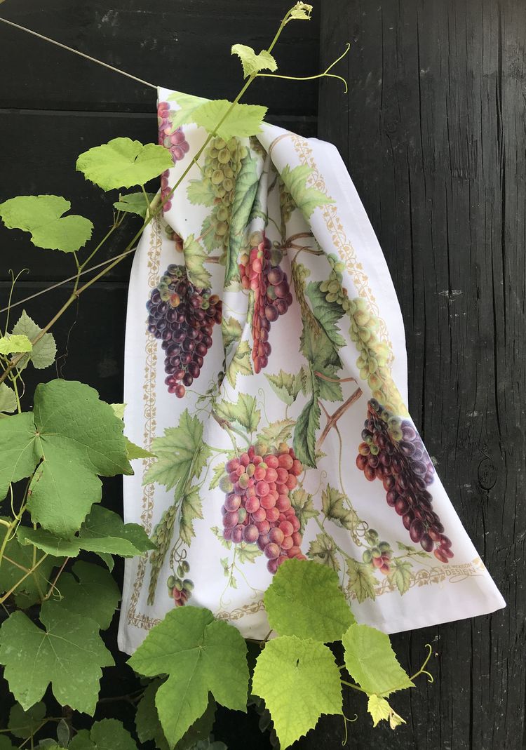 Tea Towel Grapes - Cotton