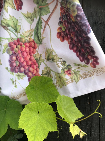 Tea Towel Grapes - Cotton