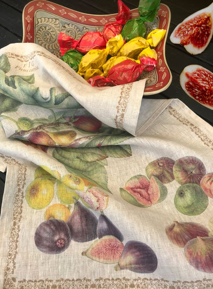 Tea Towel Figs - Linen