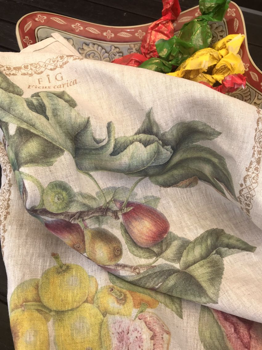 Tea Towel Figs - Linen