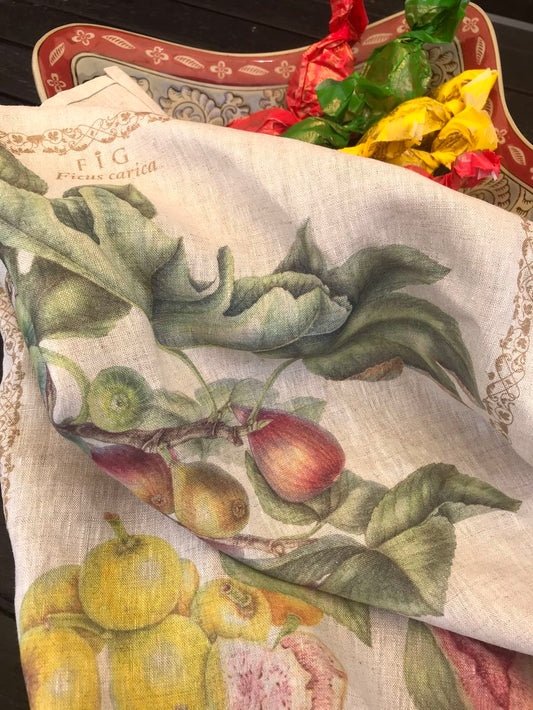 Tea Towel Figs - Linen