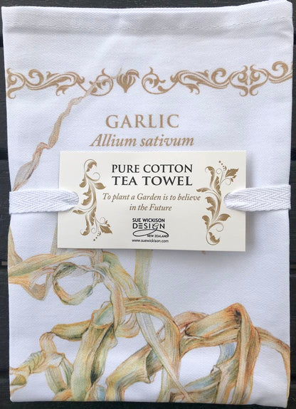 Tea Towel Garlic - Cotton