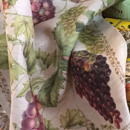 Tea Towel Grapes - Linen