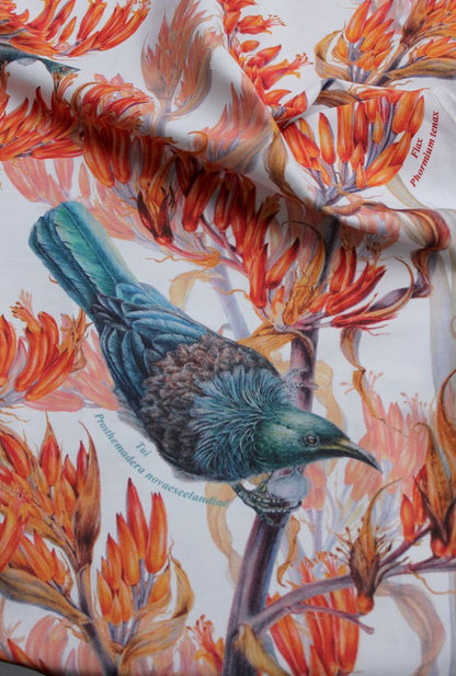 Tea Towel Colourful Tui - Cotton